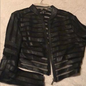 Cropped bebe jacket size M black